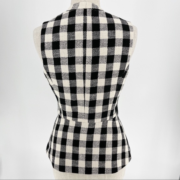 Zara | Checked Waistcoat - Picture 9 of 14